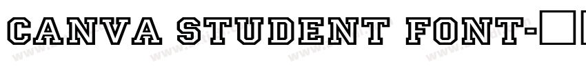 canva student font字体转换